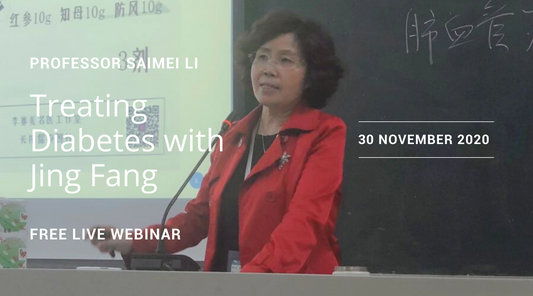 Treating Diabetes with Jing Fang by Professor Saimei Li
