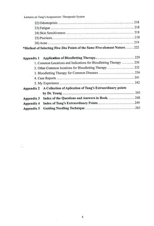 Lectures on Tung’s Acupuncture: Therapeutic System